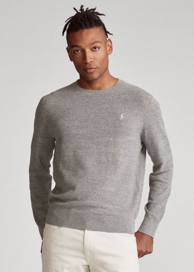 Suéter Polo Ralph Lauren Algodão-Linen Crewneck Homem 74193-NXDQ